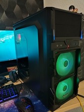 Gaming PC Set - Monitor, Tastatur, Maus,