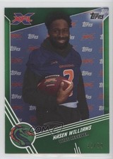 2020 Topps XFL Green /99 Kasen Williams #34 7ns