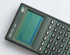 Near mint Hewlett Packard HP 48G Calculator HP 48G plus 128K RAM