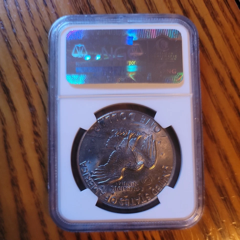 Eisenhower 1977-D Eisenhower Dollar NGC MS-65 BIG SKY HOARD (2430763) - Image 3 of 4