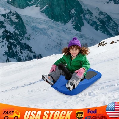 Freestyle Winter Snow Sled Mini Luge with Handle for Kid Adult Winter Fun US