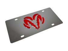 Dodge Ram Chrome Stainless Steel License Plate Official Licensed