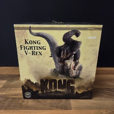 Weta King Kong Fighting V-Rex Statue 2005 8th Wonder Limited Edition Rare Boxed