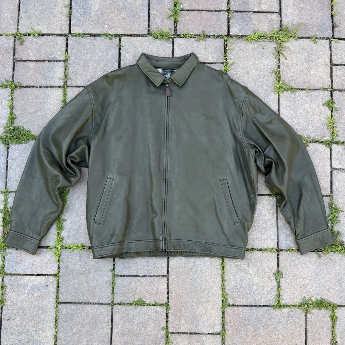 Polo Ralph Lauren Leather Vintage Outerwear Coats & Jackets for