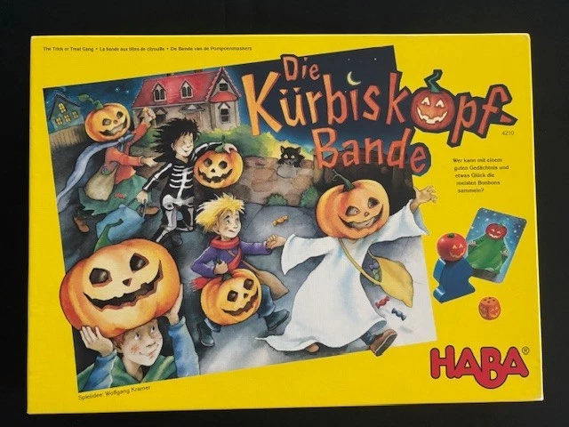 Die Kürbiskopf-Bande Brettspiel Spiel von HABA vollständig - Bild 4 von 4