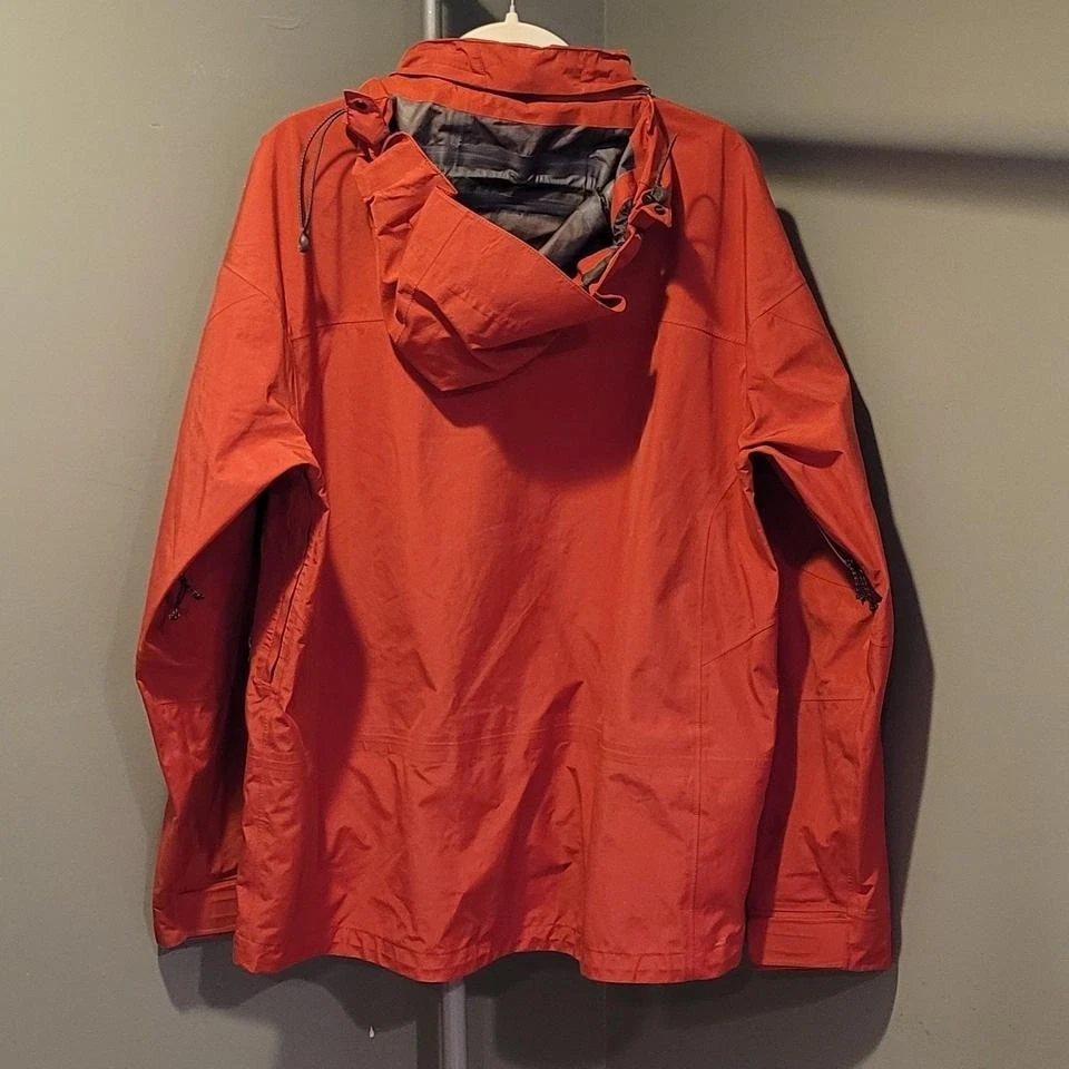 Cloudveil Gore-Tex Chaqueta Impermeable con Capucha, Hombre Talla L, Rojo Gris Foto 2 de 4