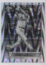 2022 Topps Chrome Sonic Black & White RayWave Refractor Dylan Carlson #158 1nn7