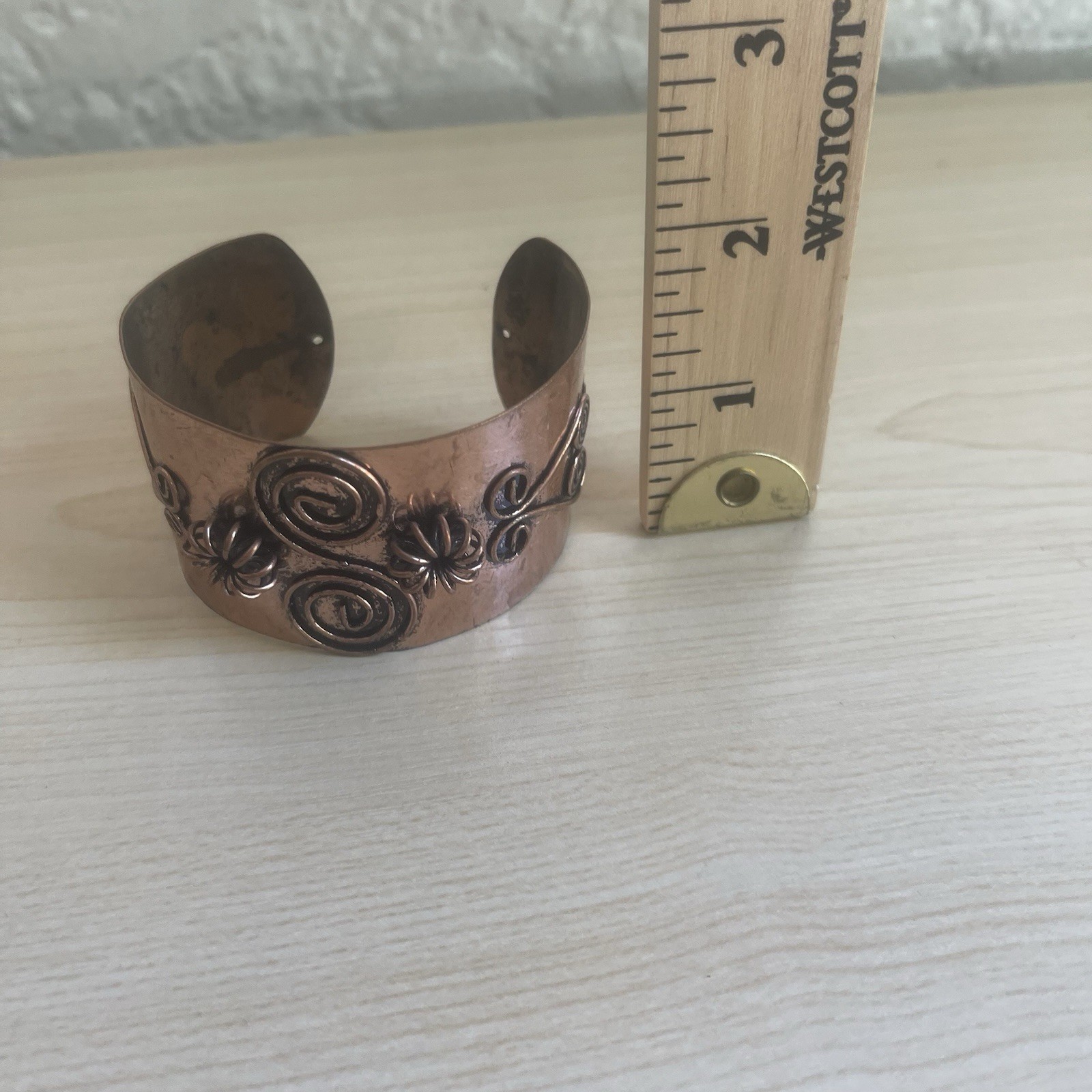 Artisan Copper Cuff Bracelet - image 3