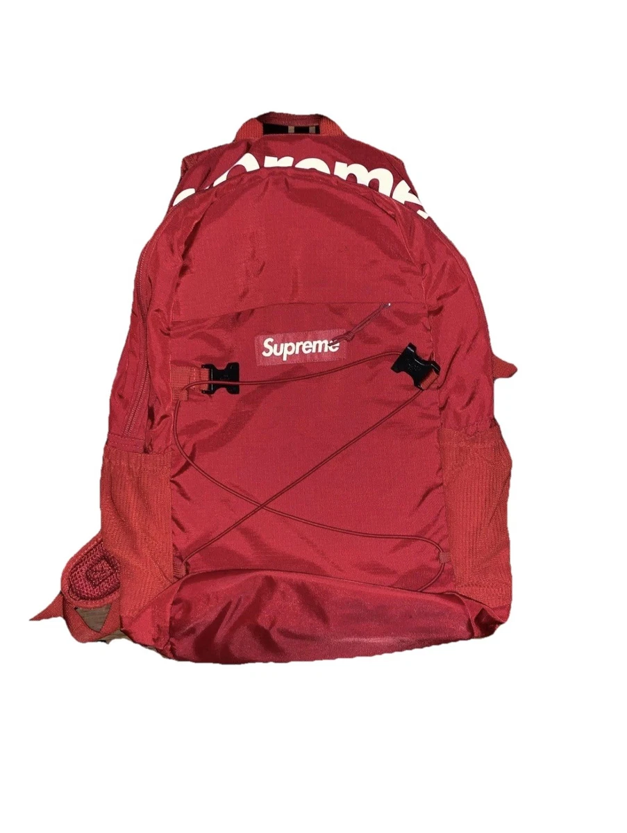 Supreme Red Backpacks for Men for sale | eBay