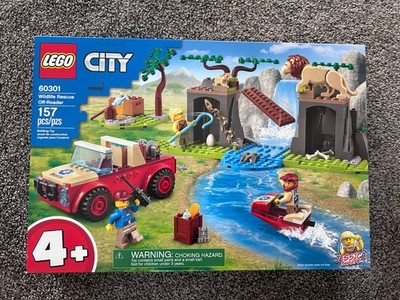 LEGO CITY  Wildlife Rescue Off-Roader 60301 FACTORY SEALED Lion & Cub Snake