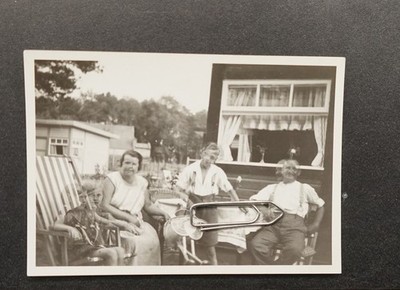 Photo Portrait Ghost Picture Double Exposure Old Boy Family Child Man Woman Garden