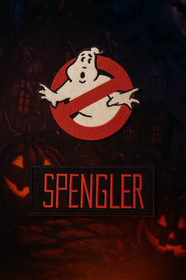 Ghostbusters Name Tag Spengler & 3'' No Ghost Logo Iron-On Patch Uniform/Costume