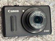Junk Canon PowerShot S100 Compact Digital Camera Black From Japan Fedex As-is