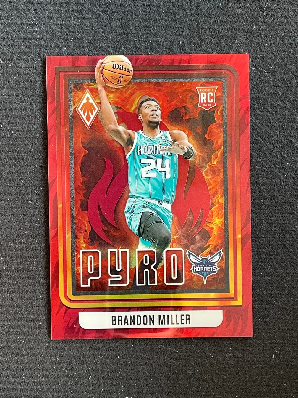 Brandon Miller 2023-24 Panini Phoenix RC Pyro Red /125 #17