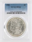 1886 Morgan Silver Dollar PCGS MS64 S$1 Philadelphia Minted No Reserve