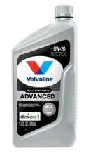 Valvoline Advanced Full Synthetic SAE 0W-20 Motor Oil 1 QT 1 QT, Gold 65.64 per gallon