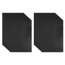 30 Sheets 2mm Glitter Foam Sheet EVA Paper with Back Adhesive Black