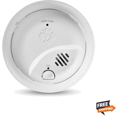 AC, Hardwire Interconnect Smoke Alarm with Battery Backup, 1-Pack