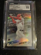 2018 Topps Chrome Freshman Flash Rookie FF-1 Shohei Ohtani Angels Dodgers CGC 10
