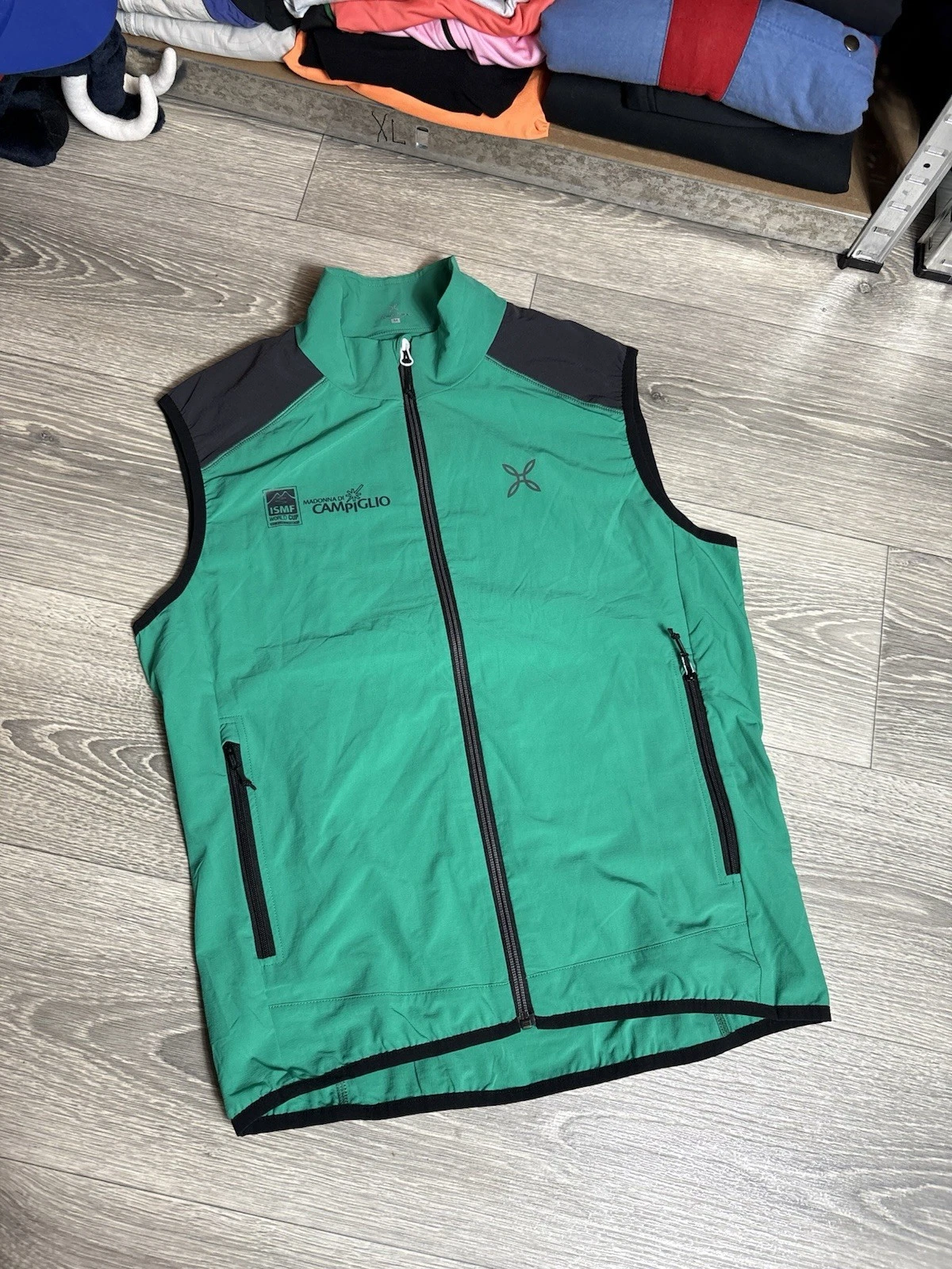 Montura Nylon Vest Ski Hiking Trail Men’s Size M Medium Green Outdoor