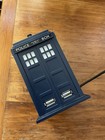 Dr Who BBC Police Call Box Tardis Wired USB Hub Port lights up & Sound! Doctor — photo 2