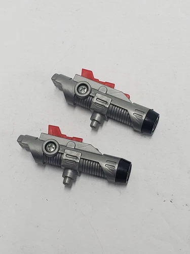 2x Vintage SWOOP 1984 Hasbro G1 Transformers Dinobot Launcher parts Lot Missile