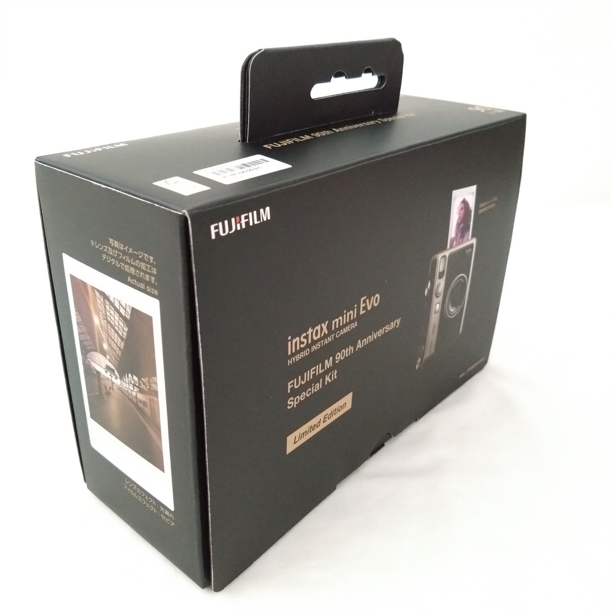 NEW Instax mini Evo FUJIFILM 90th Anniversary Bundle Titanium Gold
