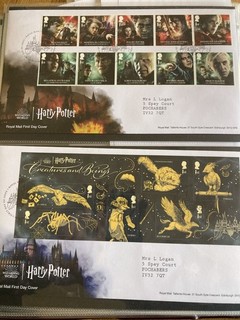 GB UK 2023 Harry Potter 2 pristine FDC covers £1.99 start