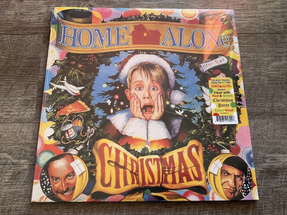 Home Alone Christmas Soundtrack OST Vinyl LP - Clear w/ Red Green - NEW & SEALED - Image 2 of 4