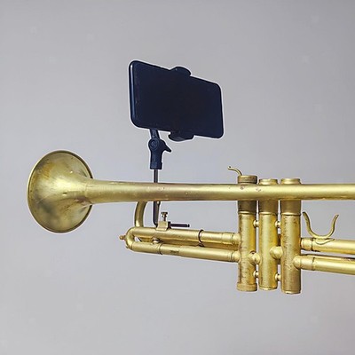 Trompeten-Telefon-Musik-Leier, tragbar, verstellbar, für Trompeten-Marsch-Leier