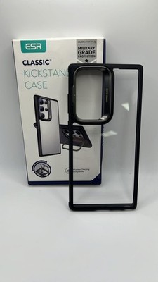 ESR Clear Black Case Samsung Galaxy Ultra Wireless Charge Shield S23 Common Use