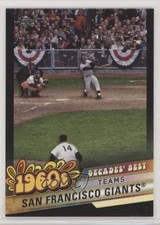 2020 Topps Decades Best Teams Black San Francisco Giants Willie Mays HOF 16fq