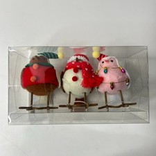 Featherly Friends Target Wondershop Mini Christmas Birds Set of 3 2023 New