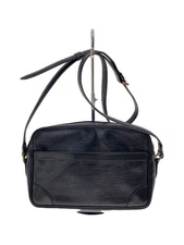 Used LOUIS VUITTON TROCADERO 24 Shoulder Bag in Black EPI Leather M52312