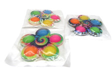 3 FIDGETZ PUSH N' POP FIDGET SPINNER FOR ADULTS AND KIDS 3 - Set of 3....