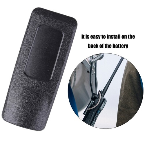 Plastic Belt Clip Portable Walkies Talkie Clip Black for DP3400 DP3600 DP4400 - Zdjęcie 2 z 8