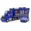 miniature 18  - Disney Pixar Cars  King Jackson McQueen Mack Truck Model Toy Kids Gift New Set