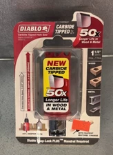 Diablo 1-1/8" Carbide-Tipped Hole Saw for Quick Change Mandrel *DHS1125CT