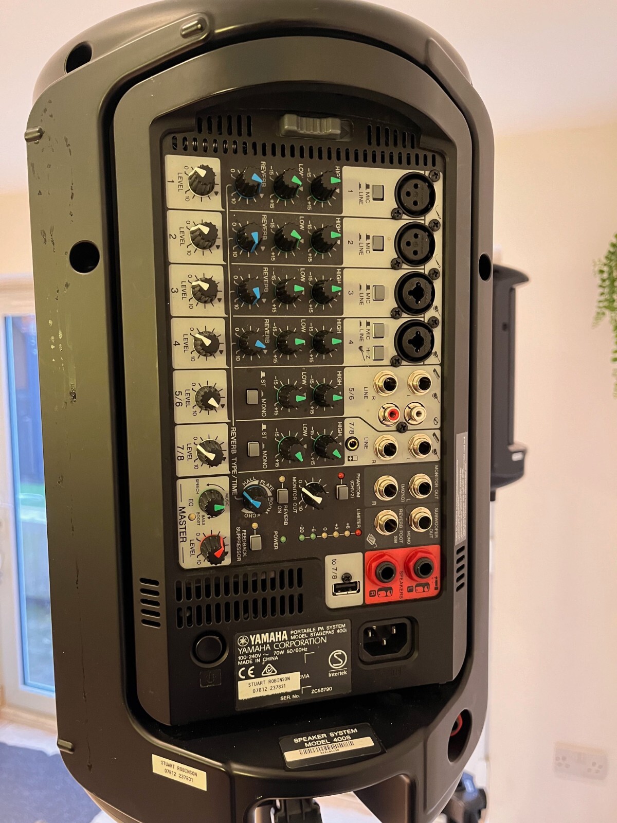 Yamaha Stagepas 400i Portable PA System eBay