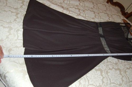 Vestito donna,Nero, Tessuto e velo, vedi misure, usato - Foto 8 di 10