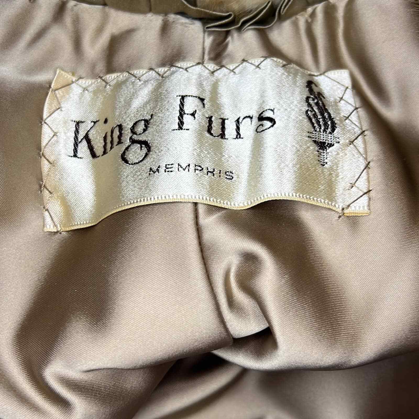 Vintage King Fur Memphis Emba Pastel Natural Brown Mi… Gem