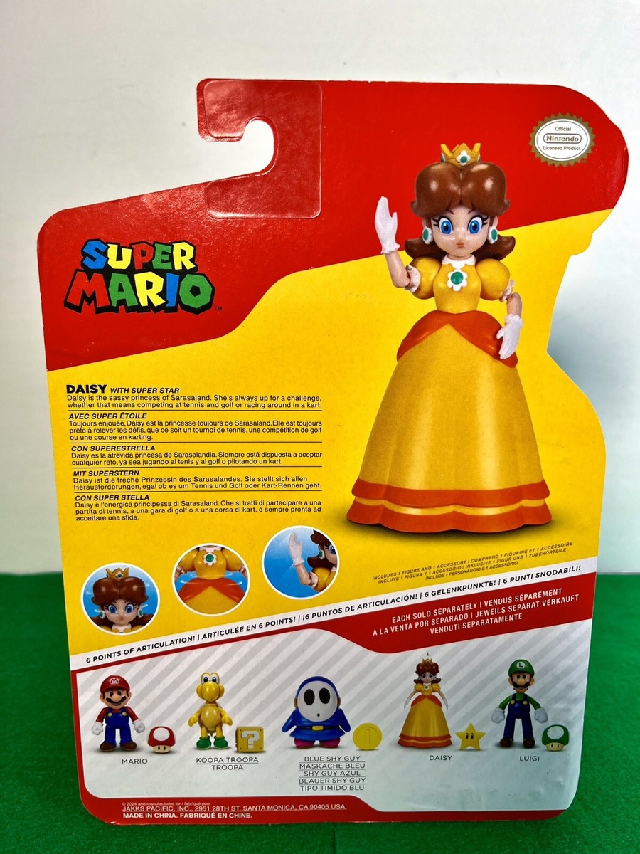2024 JAKKS Pacific World of Nintendo Figure: PRINCESS DAISY (w