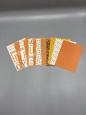 Mixed Lot 12 Stampin' Up Designer Series Paper Card Fronts 4x5.25 Double Sided