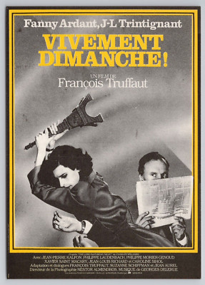 Vivement Dimanche 1983 French Film Fanny Ardant - Movie Poster Postcard