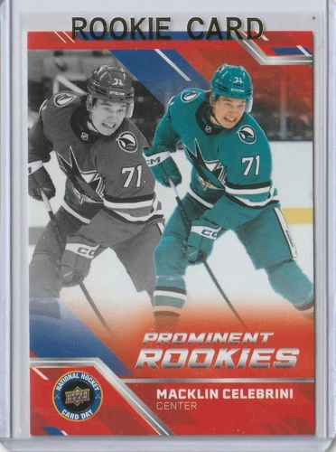 2024-25 UD Upper Deck Macklin Celebrini Rookie Card RC #NHCD1 Mint