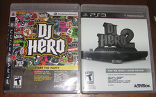 Dj Hero & Dj Hero 2 - PlayStation 3 PS3 Video Game - Complete
