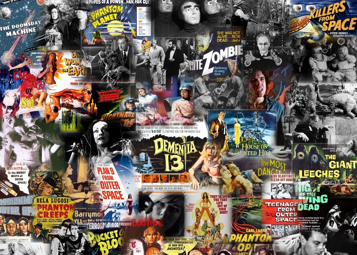 149 Public Domain Horror & Sci-Fi Movies on a 128GB USB Flash