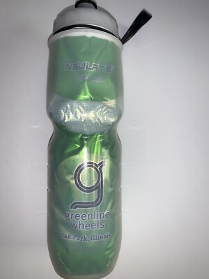 POLAR Insulated Cycling Water Bottle 24oz Green
