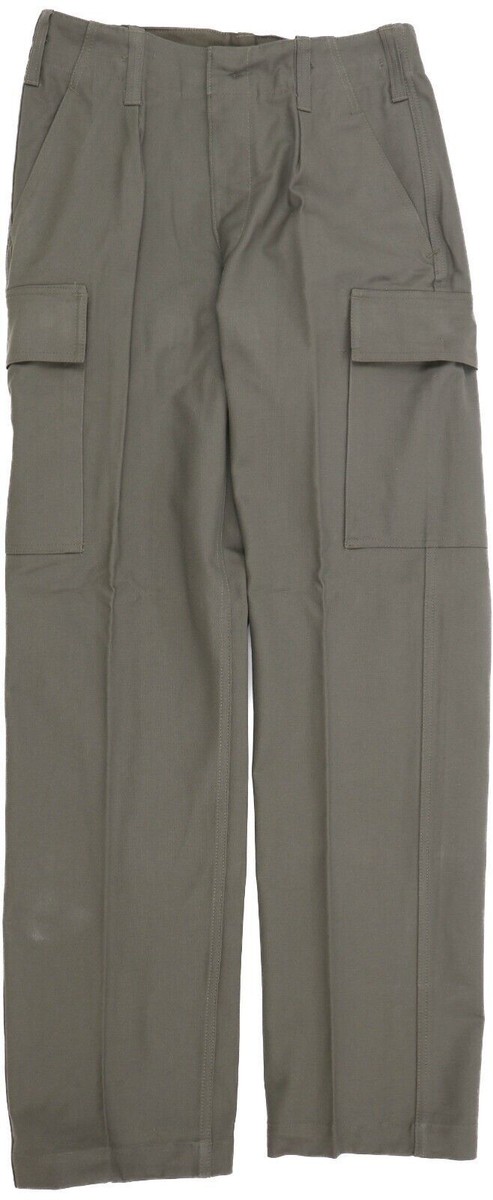 German Bundeswehr Moleskin Gray Military Pants Trousers Army Olive