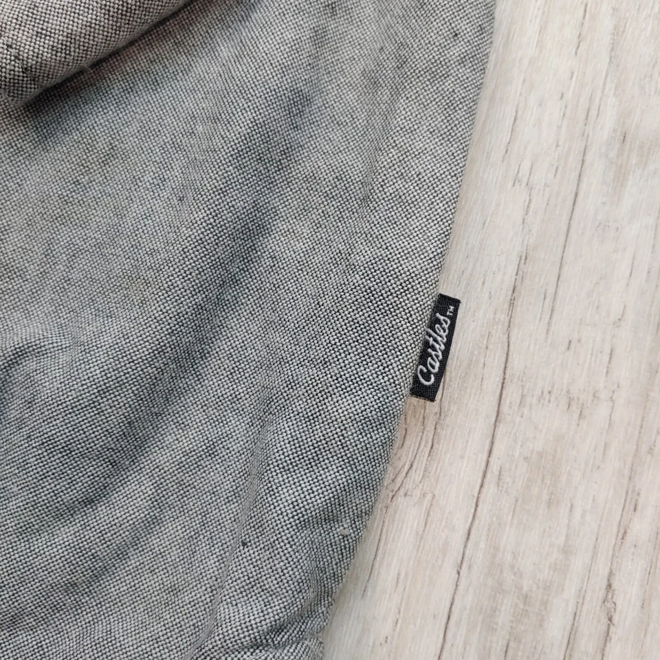 Crooks & Castles Button Down Shirt Long Sleeve Men's Size XL Casual Wear Grey - Image 2 of 4